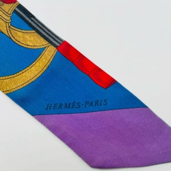 Preloved HERMES  Multicolor Twilly Scarf - Picture 4 of 11